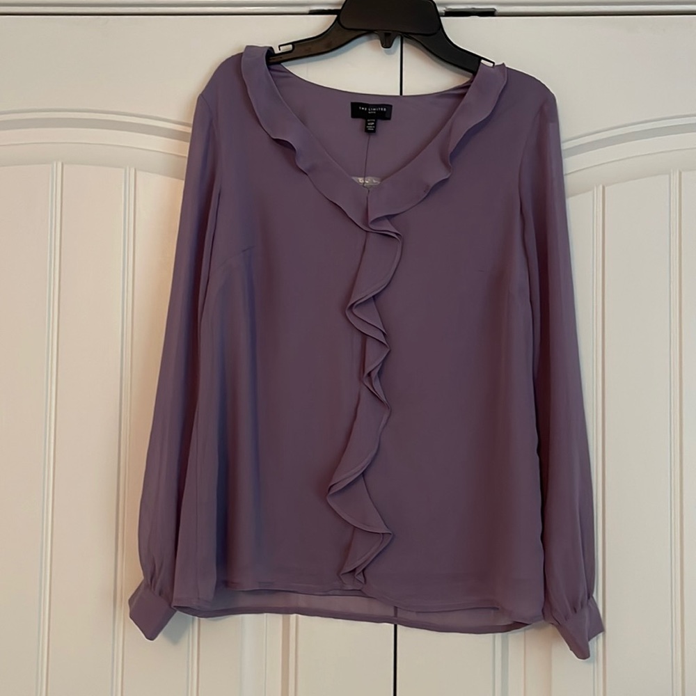 NWT lavender blouse XSP